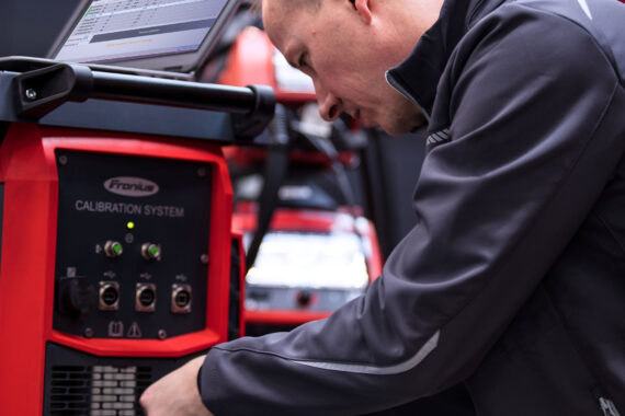 Calibration welding machines