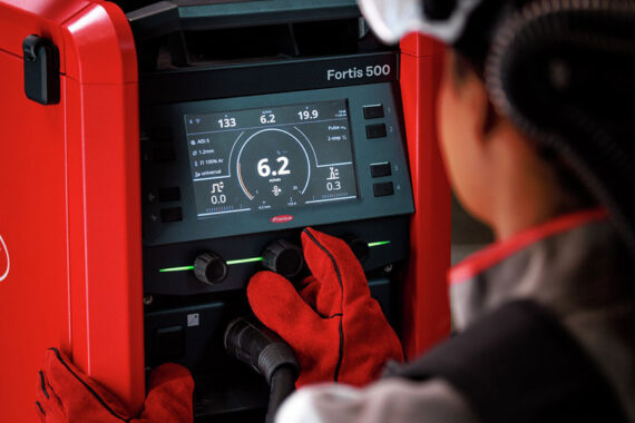 Schweißgerät einstellen