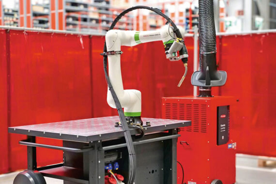 Cobot Schweißkabine