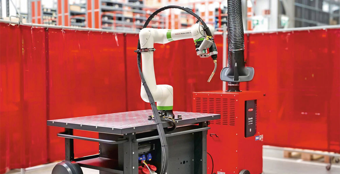 Cobot Schweißkabine